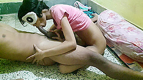 Blowjob And Fingering With Slim Skinny Indian Stepsister