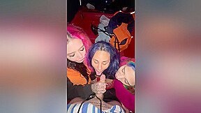 Girls Surprised Guy And Sucked Him Off On Boat